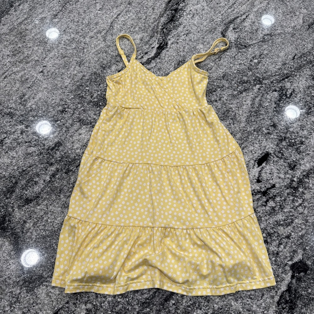 Hollister Women's Yellow White Polka Dotā Tiered Cami Sundress Size XS #140
